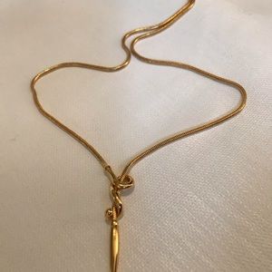 Monet lariat necklace 19”